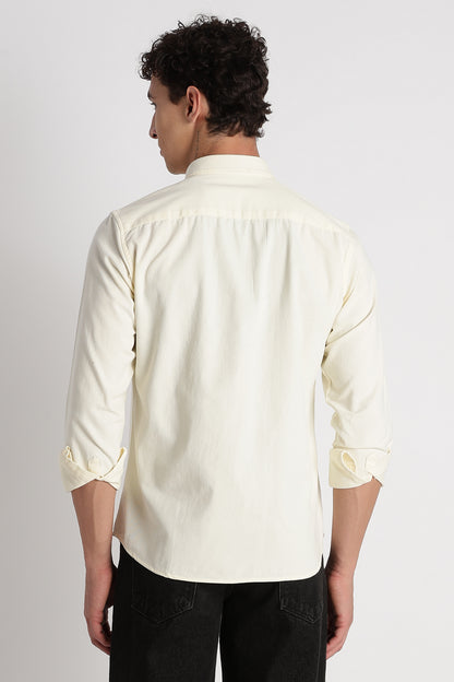 Everyday Essential Solid Shirt Off White