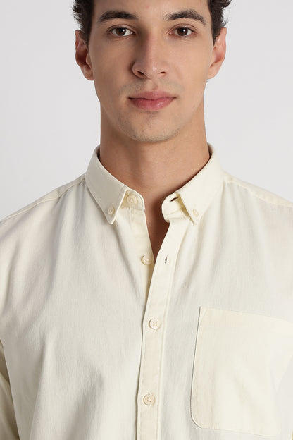 Everyday Essential Solid Shirt Off White