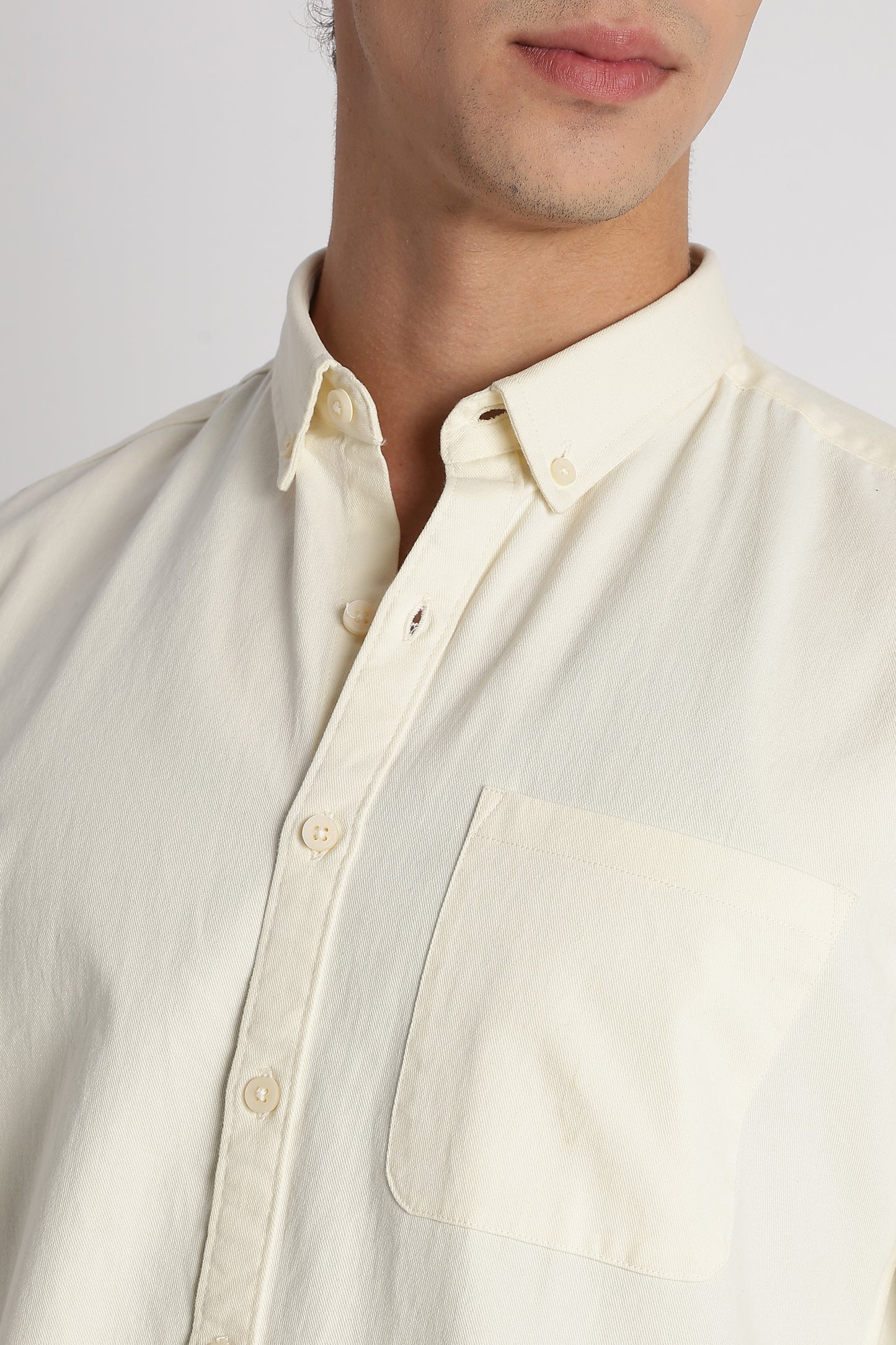 Everyday Essential Solid Shirt Off White