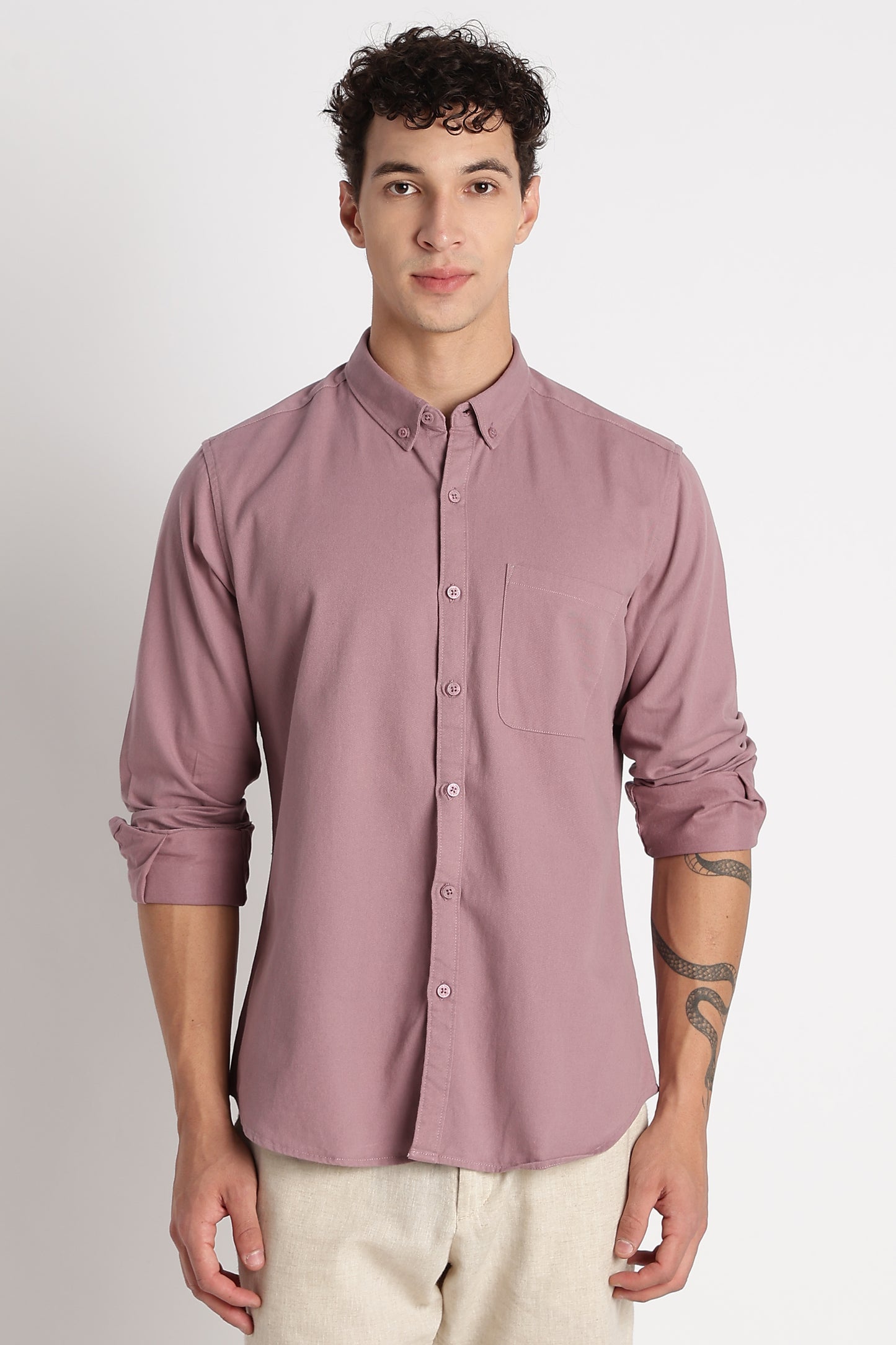 Everyday Essential Solid Shirt Pink
