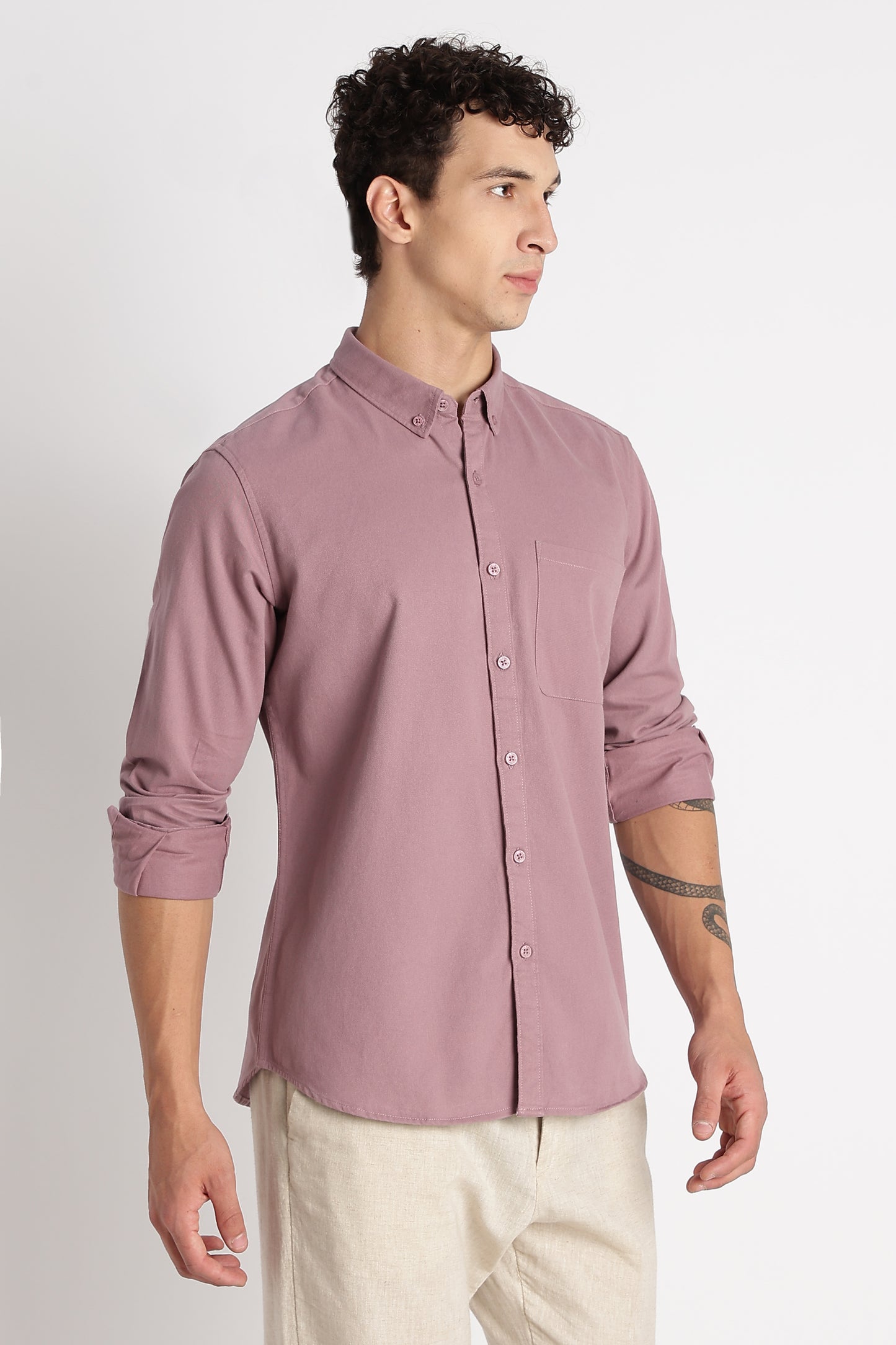 Everyday Essential Solid Shirt Pink