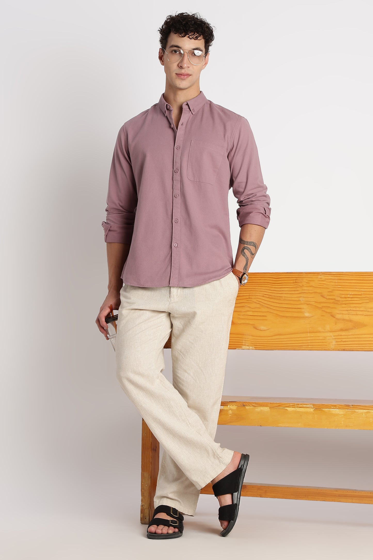 Everyday Essential Solid Shirt Pink