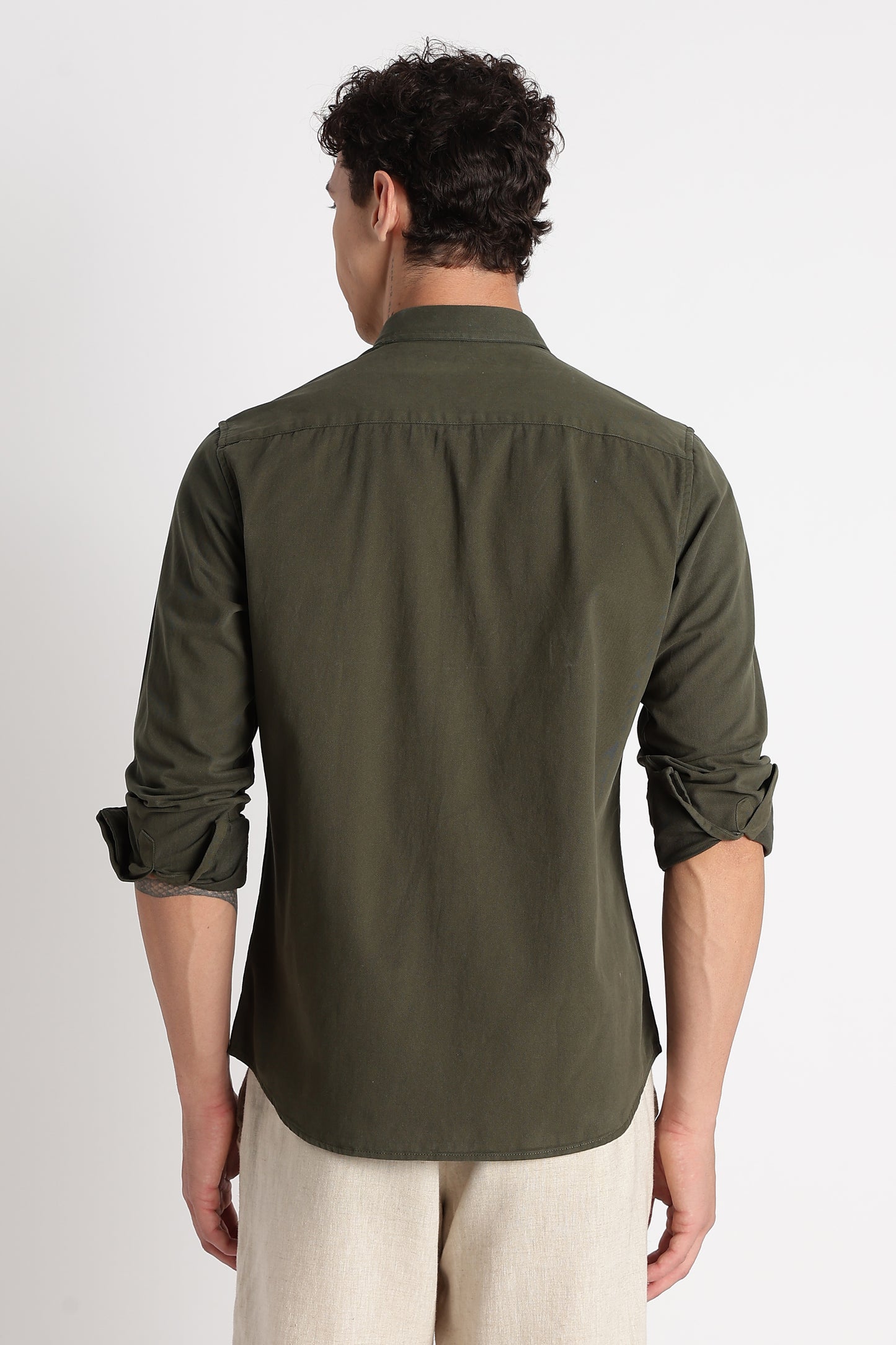 Everyday Essential Solid Shirt Green