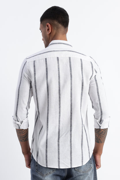 Classic Stripe Shirt White