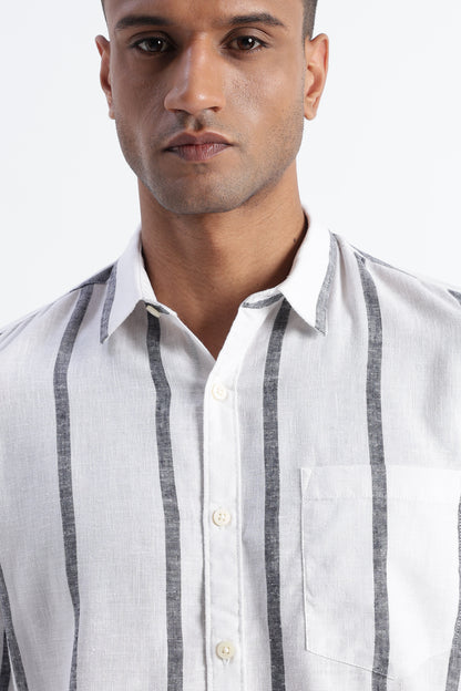 Classic Stripe Shirt White