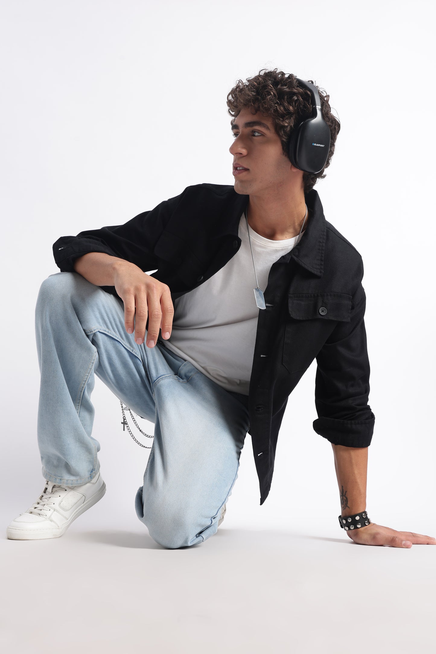 Everyday Layering Shacket Black