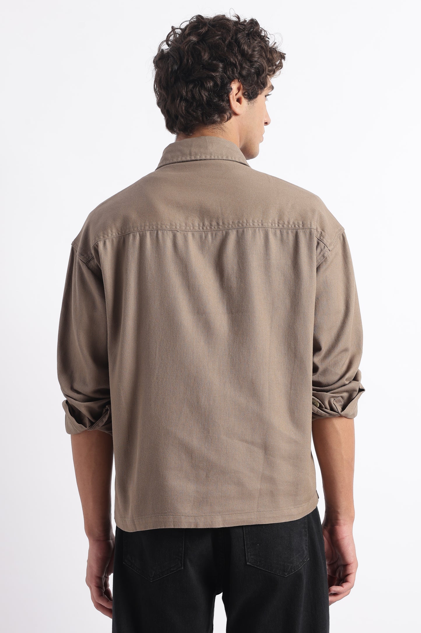 Everyday Layering Shacket Khaki
