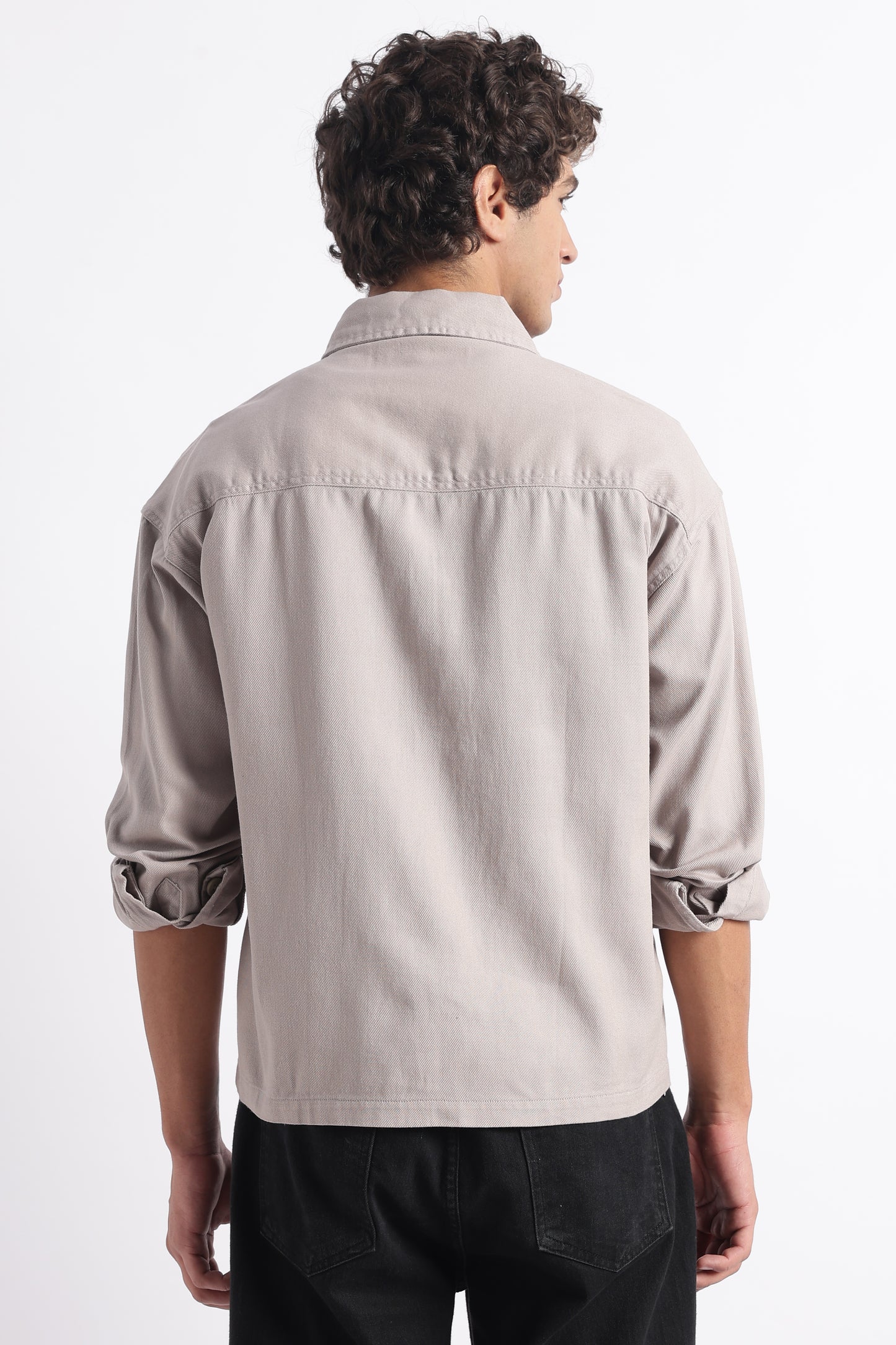 Everyday Layering Shacket Beige