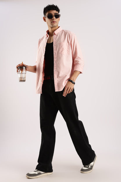 Soft Casual Shirt Peach