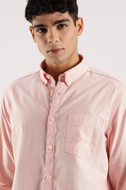 Soft Casual Shirt Peach