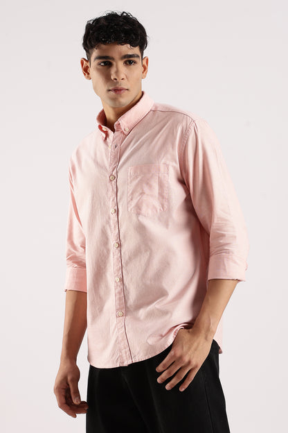 Soft Casual Shirt Peach