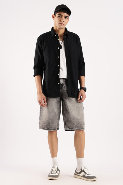 Soft Casual Shirt Black