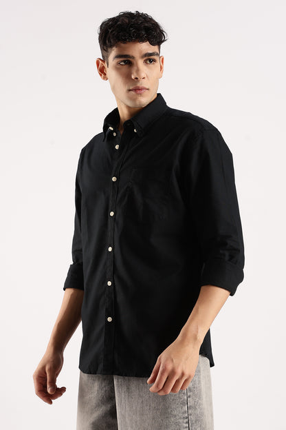 Soft Casual Shirt Black