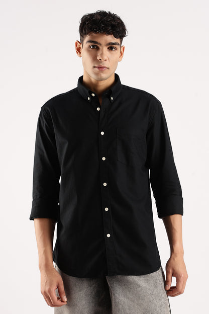 Soft Casual Shirt Black