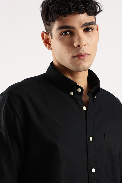 Soft Casual Shirt Black