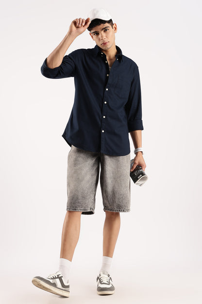 Soft Casual Shirt Dk Navy
