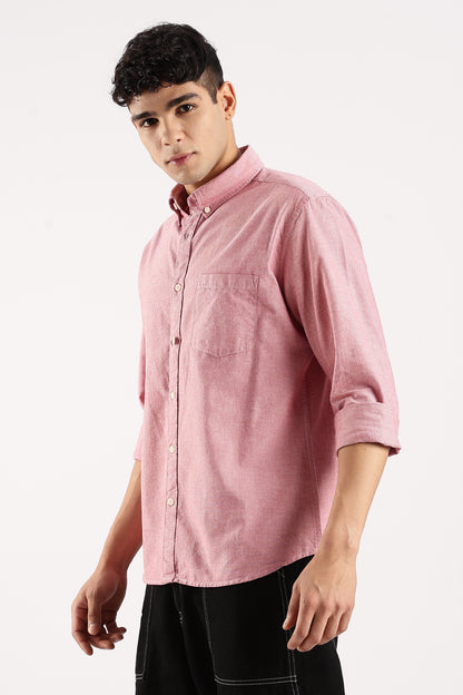 Soft Casual Shirt Red
