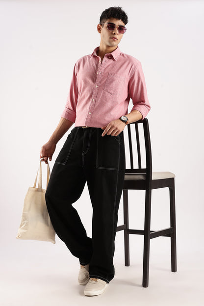 Soft Casual Shirt Red