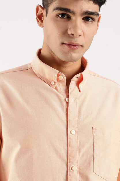 Soft Casual Shirt Orange