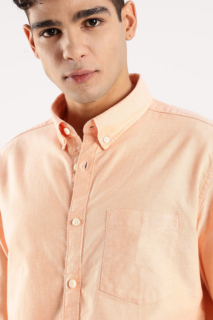 Soft Casual Shirt Orange