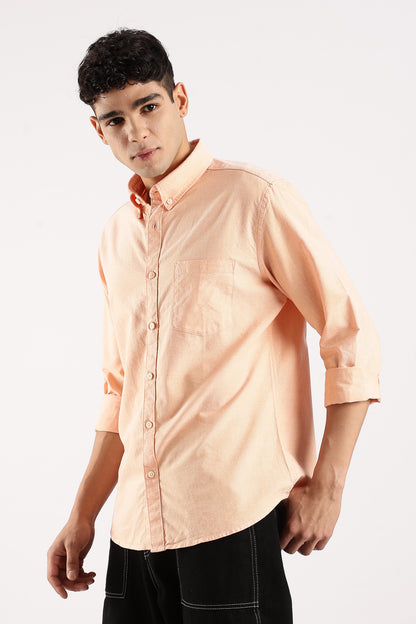 Soft Casual Shirt Orange