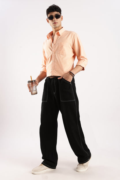 Soft Casual Shirt Orange