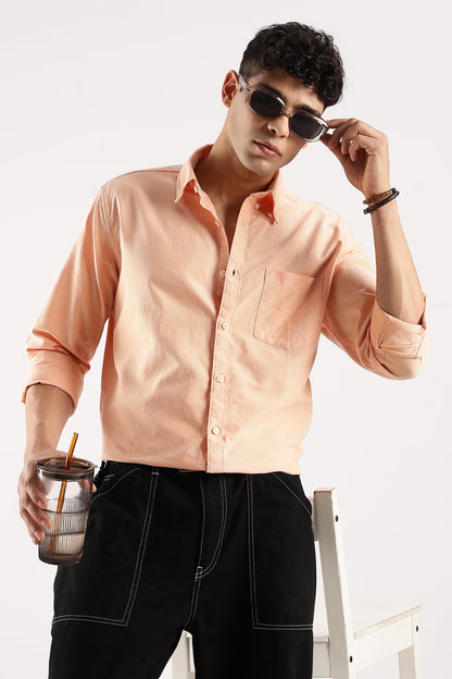 Soft Casual Shirt Orange