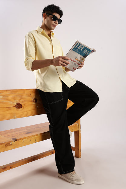 Soft Casual Shirt Yellow