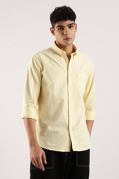 Soft Casual Shirt Yellow