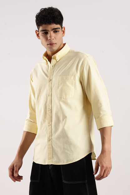 Soft Casual Shirt Yellow