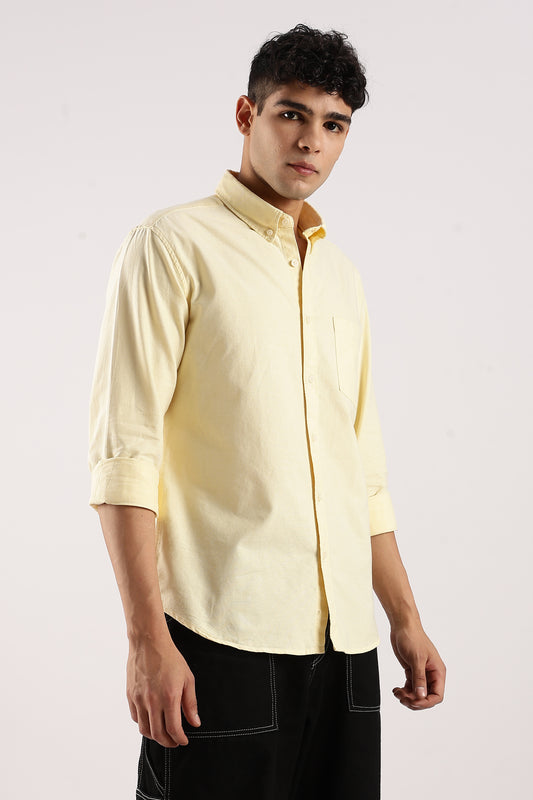 Soft Casual Shirt Yellow