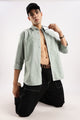 Soft Casual Shirt Dk Green