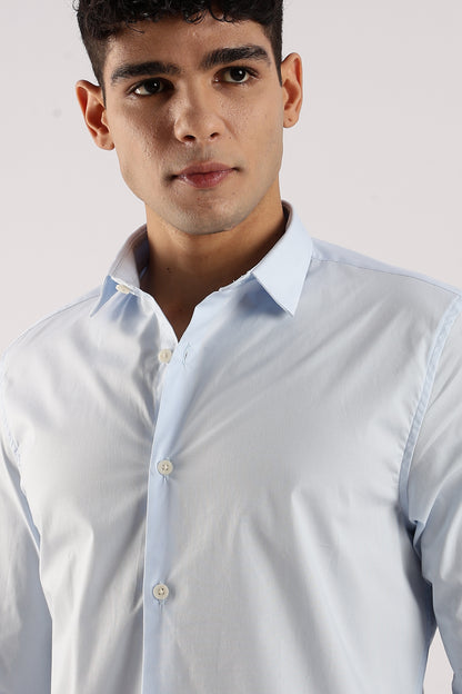 Timeless Casual Shirt Sky Blue