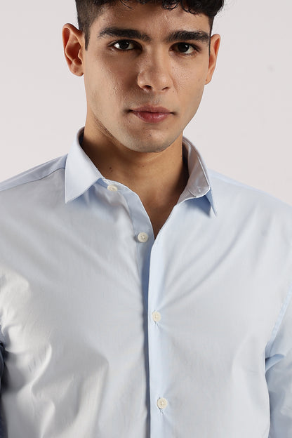 Timeless Casual Shirt Sky Blue
