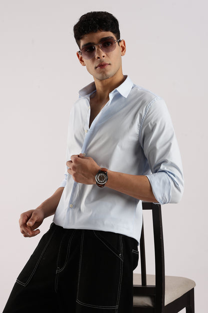 Timeless Casual Shirt Sky Blue