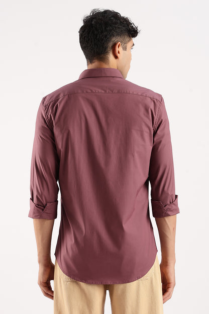 Timeless Casual Shirt Maroon