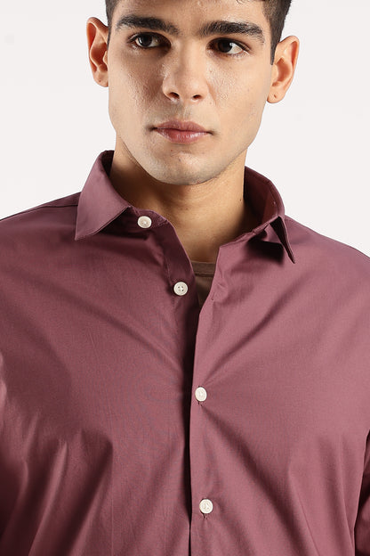 Timeless Casual Shirt Maroon