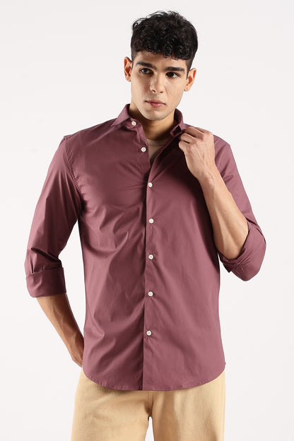 Timeless Casual Shirt Maroon