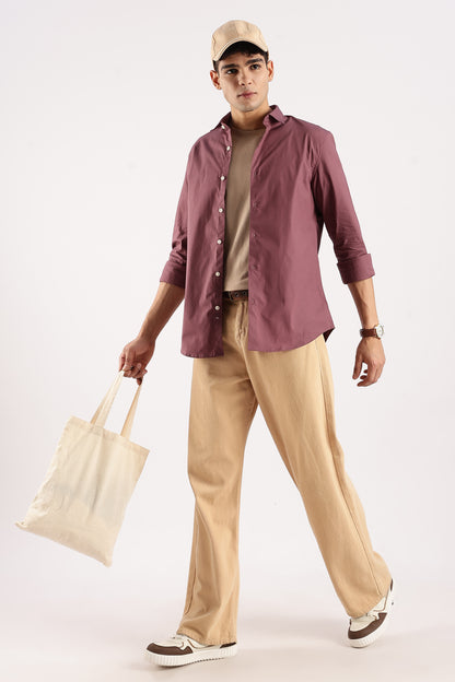 Timeless Casual Shirt Maroon