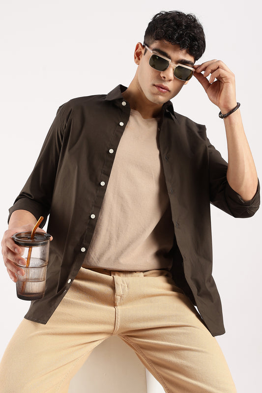 Timeless Casual Shirt Olive