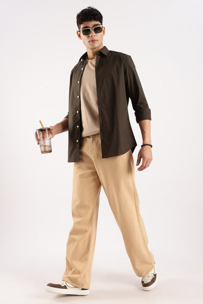 Timeless Casual Shirt Olive