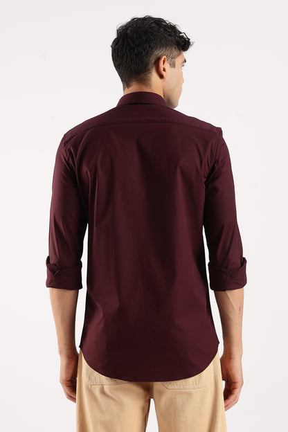 Timeless Casual Shirt Burgundy