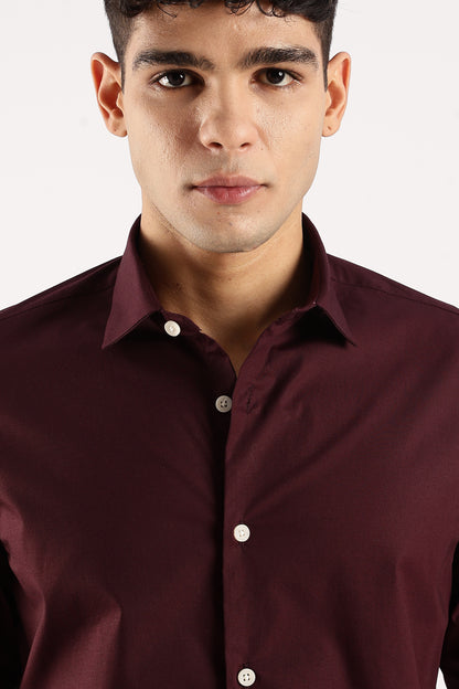 Timeless Casual Shirt Burgundy
