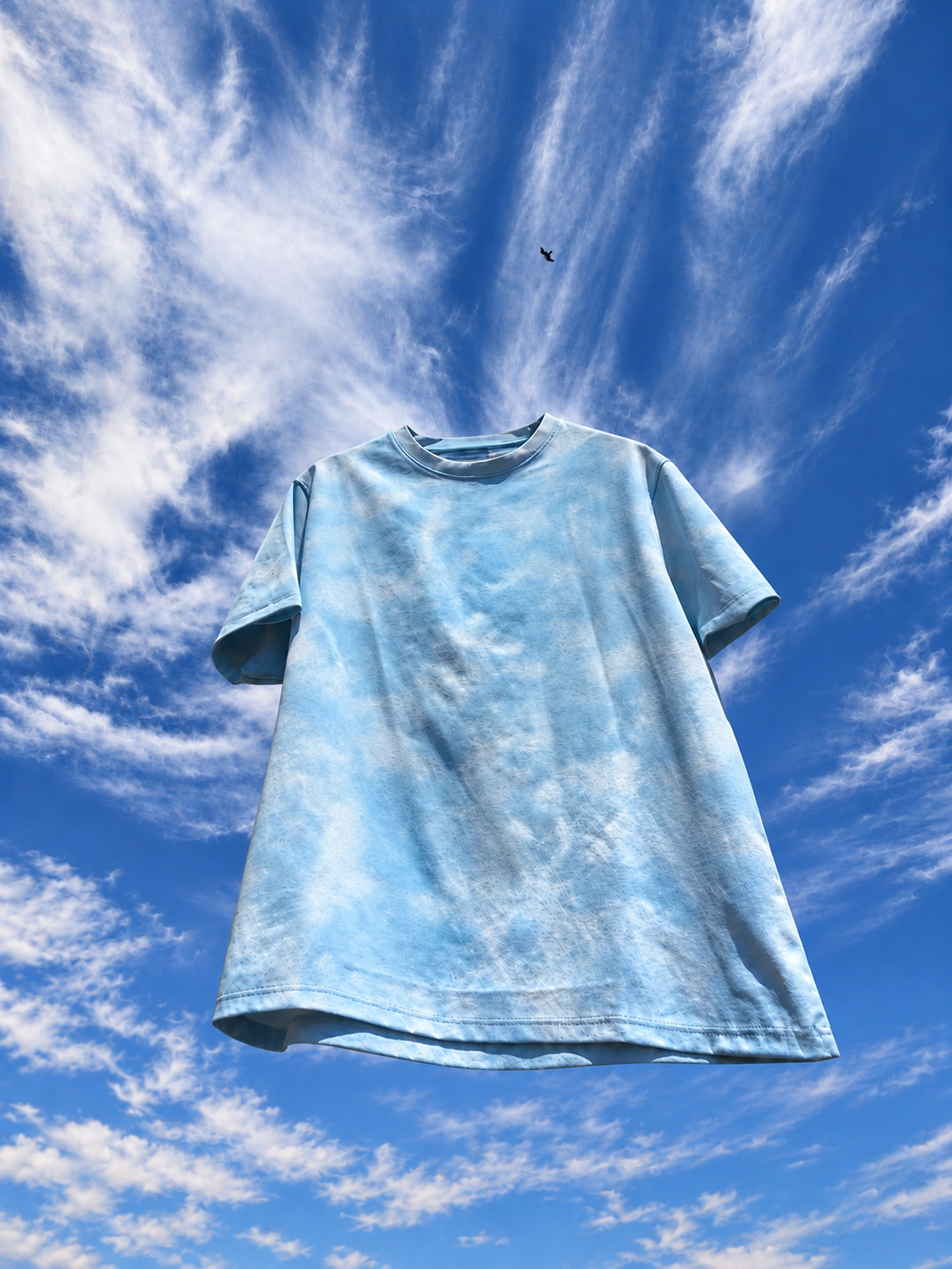 Men's Colour Changing Regular Fit T-Shirt Sky Blue