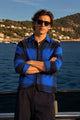Brushing Checks Flannel Shirt Blue Black