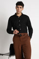 Premium Solid Casual Shirt Black