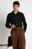 Premium Solid Casual Shirt Black