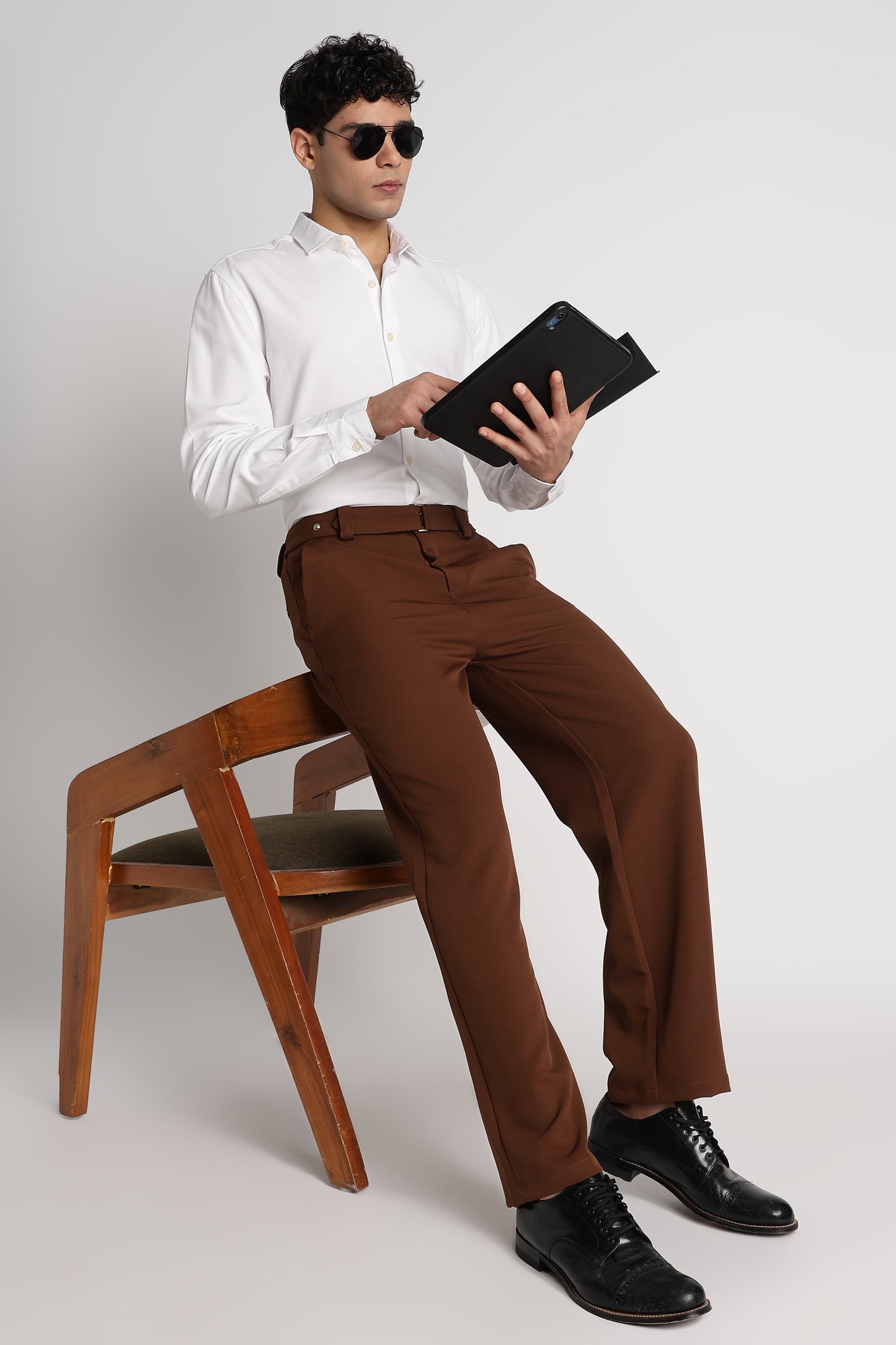 Premium Solid Casual Shirt White