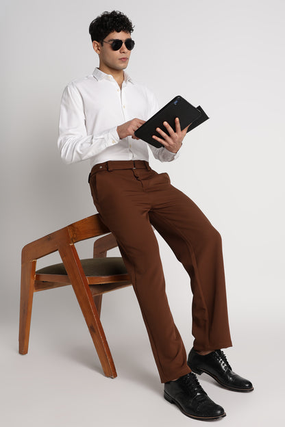 Premium Solid Casual Shirt White