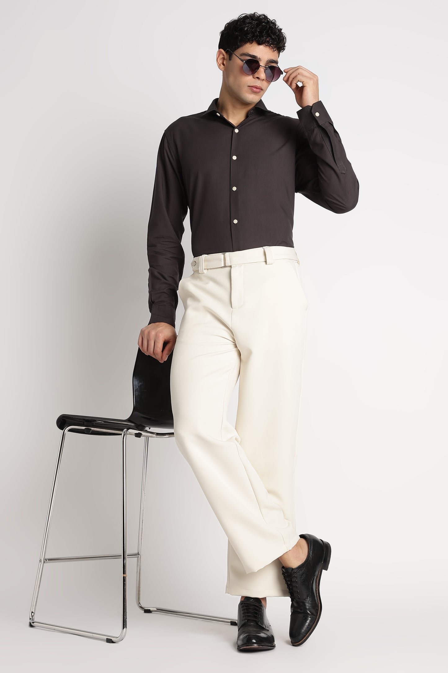 Premium Solid Casual Shirt Dk Green